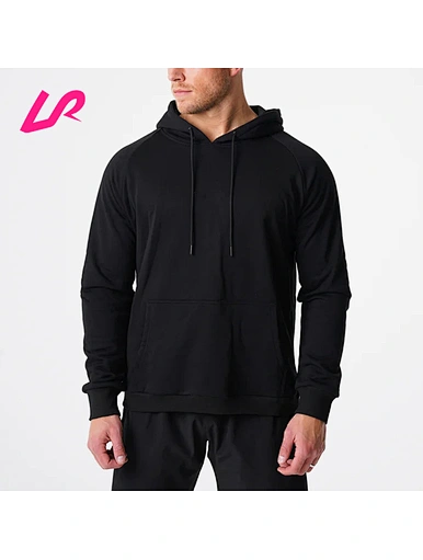 black lounge hoodie